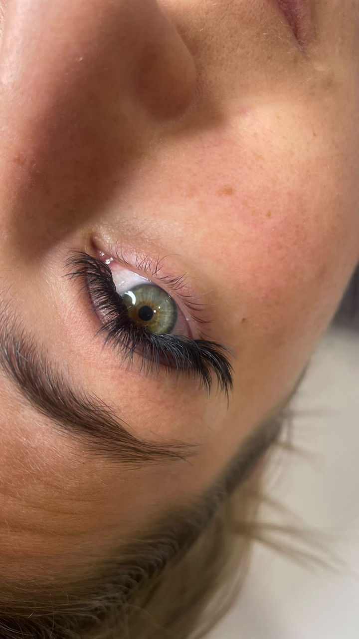 Wimpern Nahaufnahme